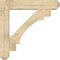 Ekena Millwork Merced Craftsman Rough Sawn Bracket w/ Offset Brace, Douglas Fir, 8"W x 40"D x 40"H BKT0806X40X40MRC04RDF - alternate 2